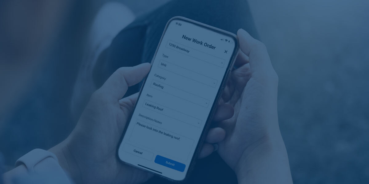 mobile app on phone screen