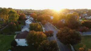 nieghborhood sunset
