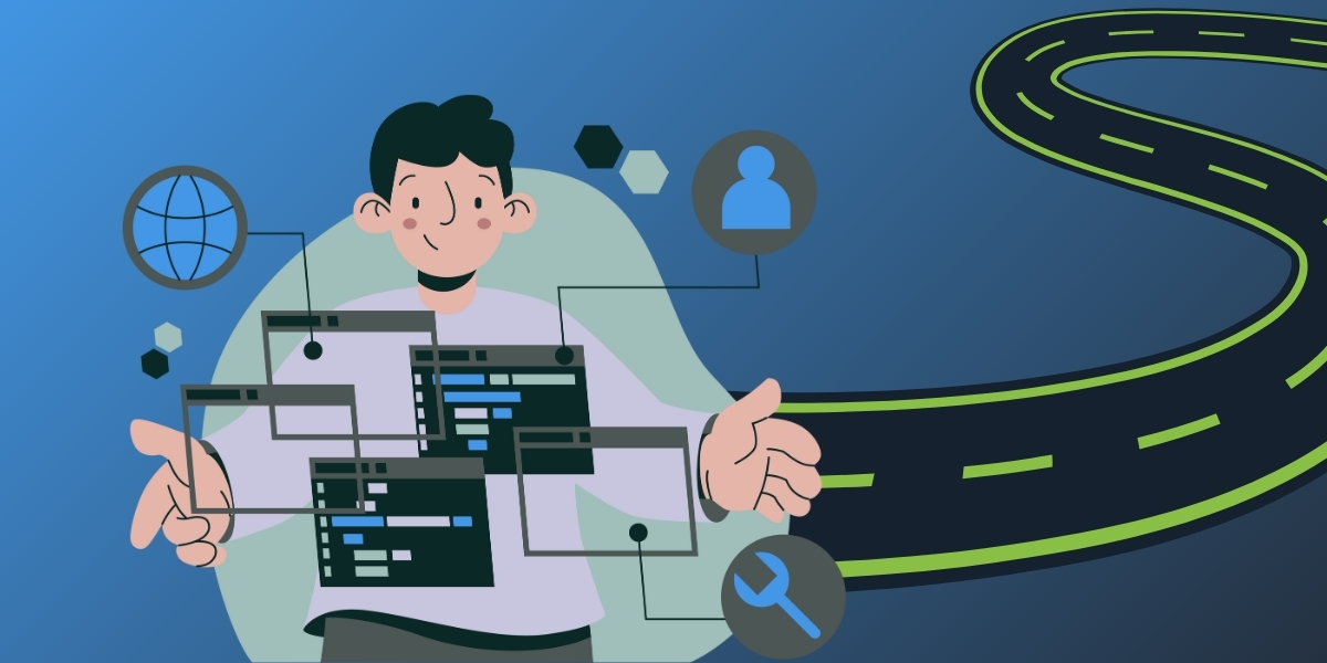 guy with screens graphic