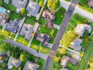aerial neighborhood