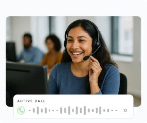 lady on phone