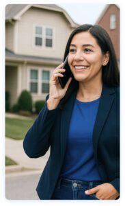 lady on phone