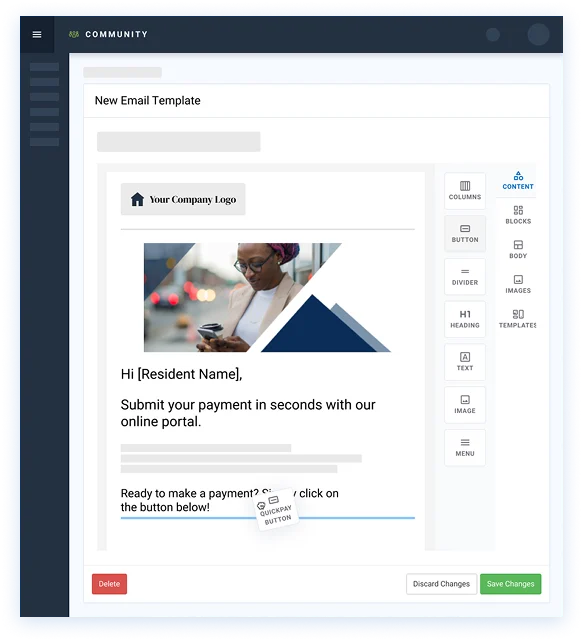 resident engagement dashboard