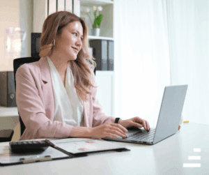 CAM working on the computer