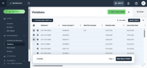 management interface violations